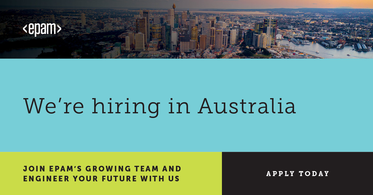 Career Opportunities In Technology Across Australia | EPAM