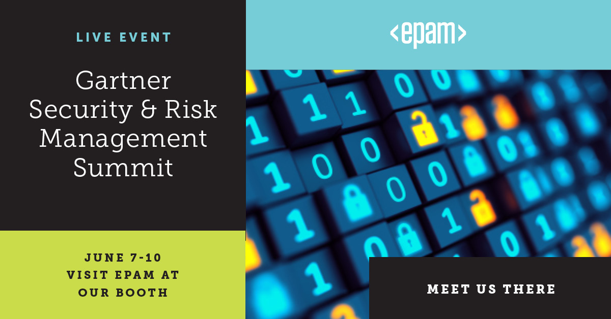 Join EPAM at the Gartner Security & Risk Management Summit EPAM