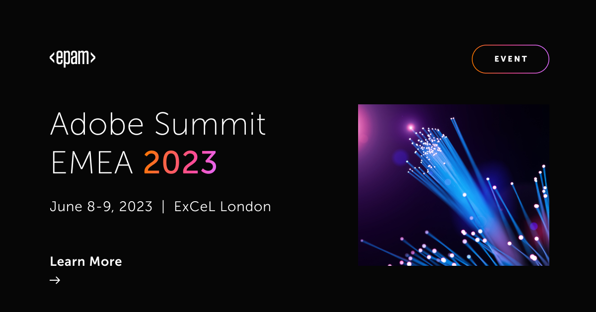 Adobe Summit EMEA EPAM