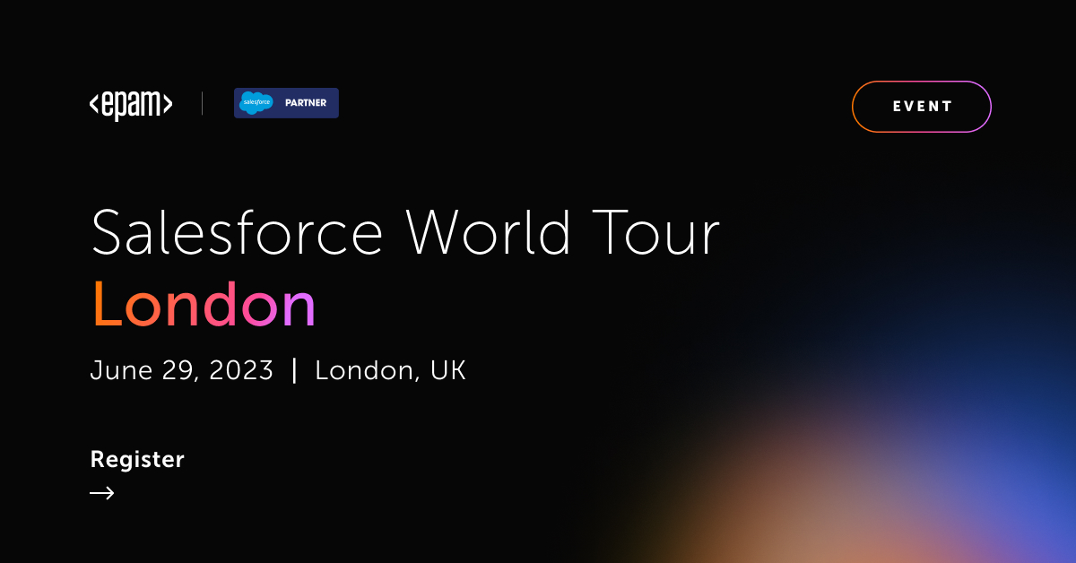 Salesforce World Tour London EPAM