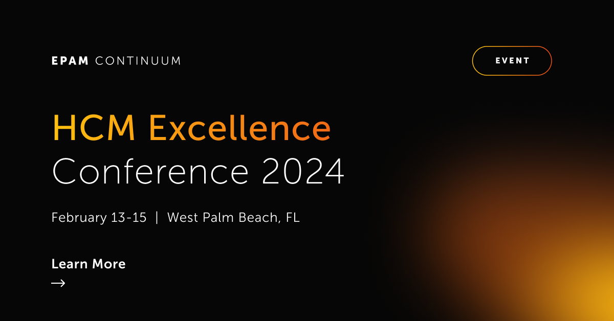 HCM Excellence Conference 2024 EPAM