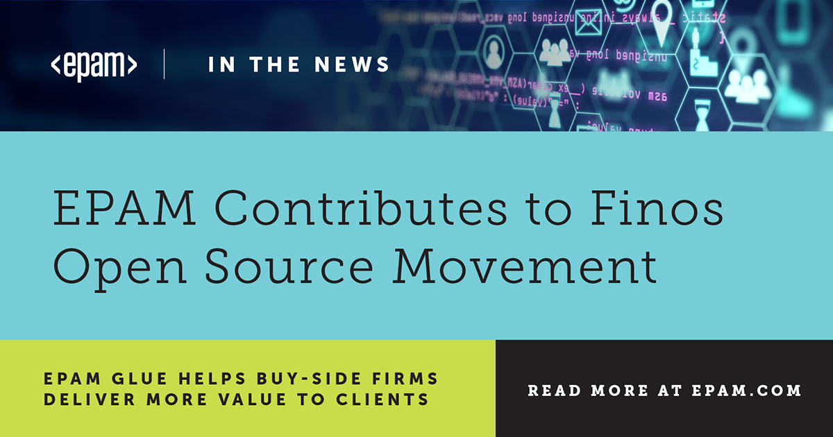 Epam Contributes To Finos Open Source Movement Epam